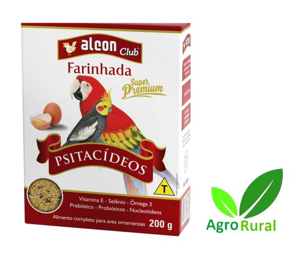 Farinhada Para Pássaros Silvestres Alcon Club 200g - Solos Agropet