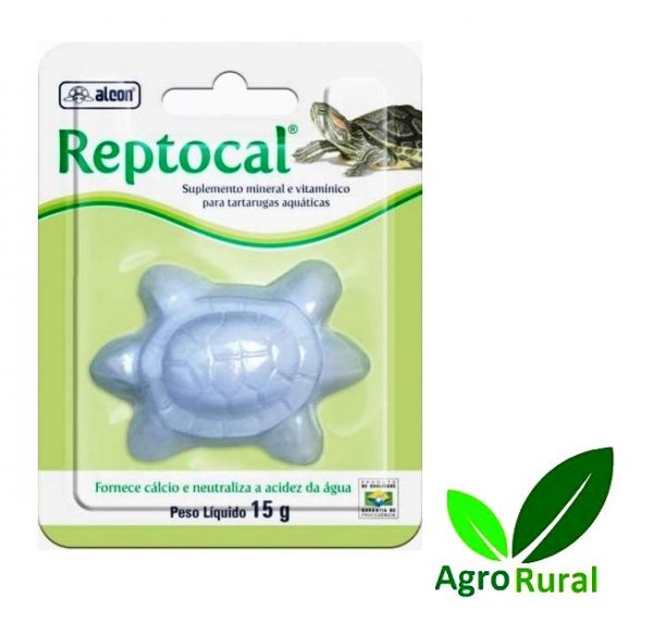 Alcon Reptocal 15g Ração Para Tartarugas Aquáticas. Repõe Cálcio No Casco