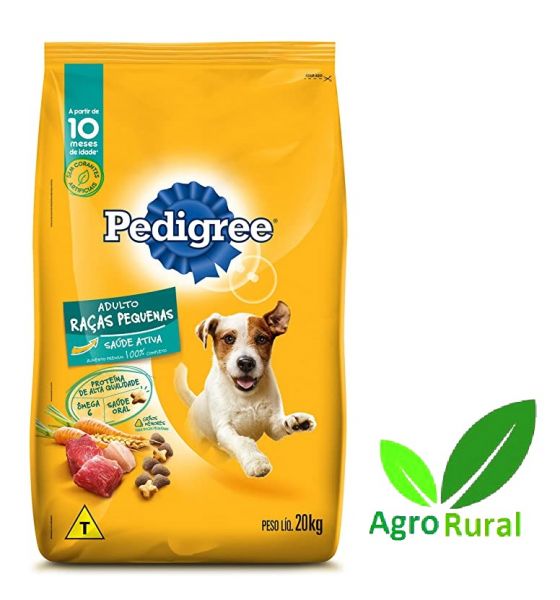 Pedigree Adultos Dry Raças Pequenas 20 kg.Para Cães