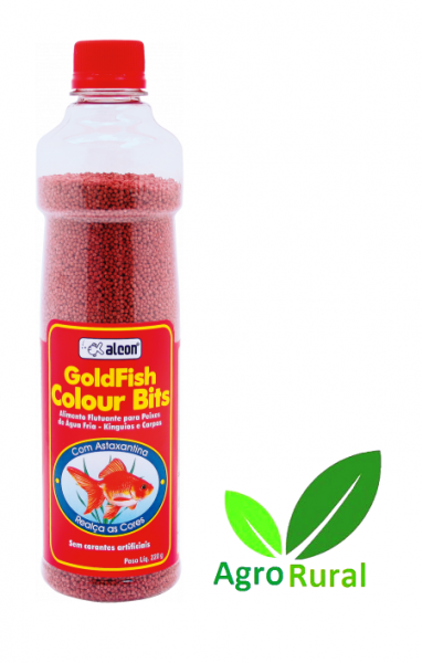 Alcon Goldfish Colour Bits 220g Ração P/ Peixes. Kinguios & Carpas