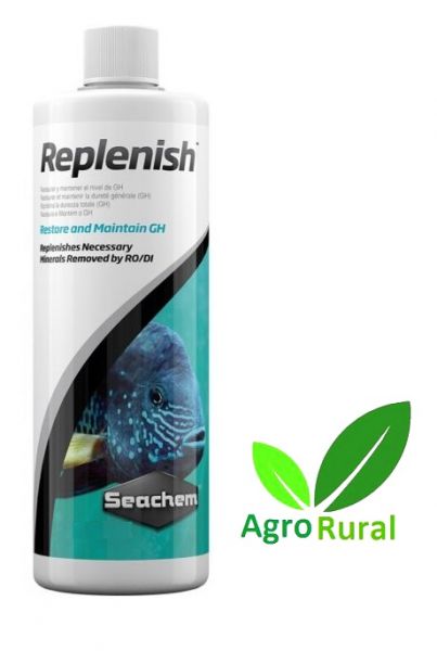 Seachem Replenish 500ml. Condicionador P/ Aquários, Fontes E Lagos