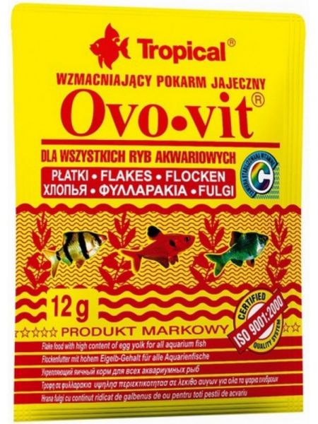 Tropical Ovo Vit Sache 12gr. Com Gema De Ovos E Múltiplos Ingredientes.