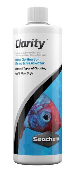 Seachem Clarity 325ml Cristalinizante, Clarificante Para água De Aquários, Fontes E Lagos