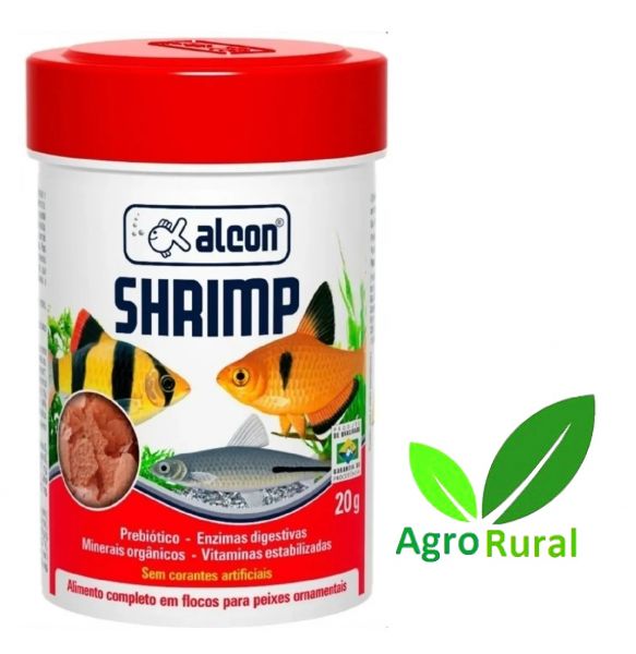 Alcon Shrimp 20gr. Ração Para Peixes Ornamentais Tropicais E Marinhos.