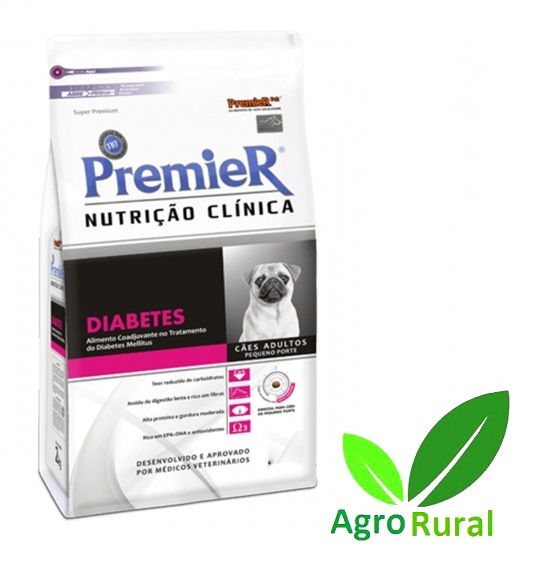 Premier Nutrição Clínica Diabetes Cães De Pequeno Porte 2kg