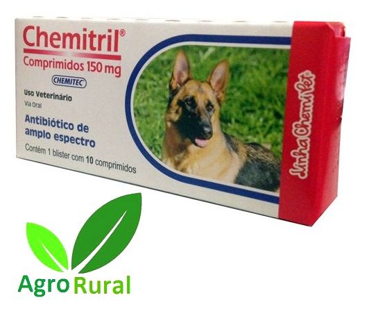 Chemitril ( Enrofloxacino ). Antibiótico De Amplo Espectro Para Cães.