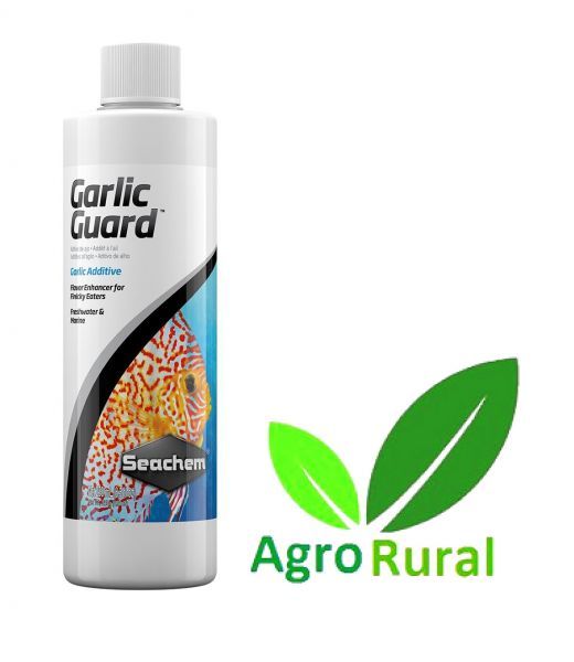 Seachem Garlic Guard 250ml. Aditivo Aromatizante E Polivitamínico Para Peixes.