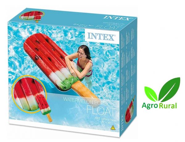 Colchão Inflável Itex P/ Praia E Piscina. Picolé de Melância - 1.91mx76cm