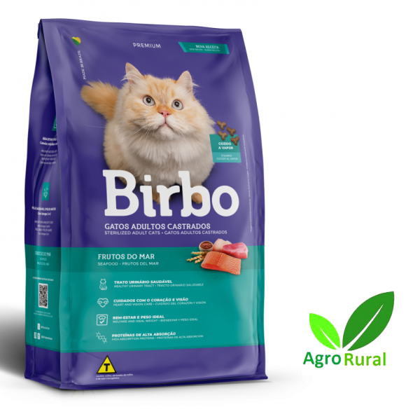 Ração Alimento Para Gatos Birbo Gatos Castrados 15 Kilos.