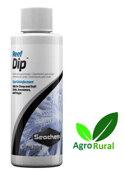 Reef Dip Seachem 100ml. Tratamento Desinfetante Para Corais Anêmona Pólipo