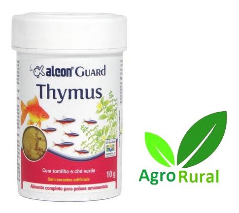 Alcon Guard Thymus 10gr. Ração Especial Com Formulação Elaborada Para Peixes Ornamentais