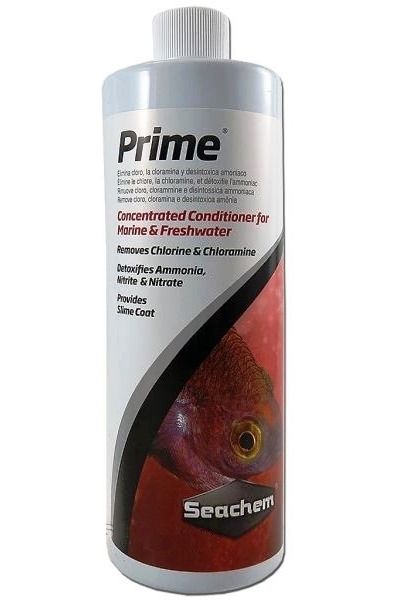 Seachem Prime 100ml. Remove Cloro, Amônia, Nitrito E Nitrato.