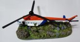 Enfeite P/ Aquários Fontes E Maquetes Helicóptero De Resgate