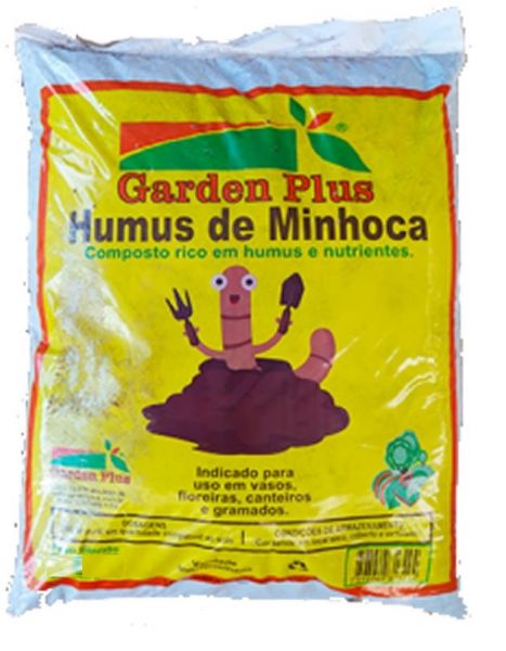 Humus De Minhoca Para Hortas Jardins E Gramados